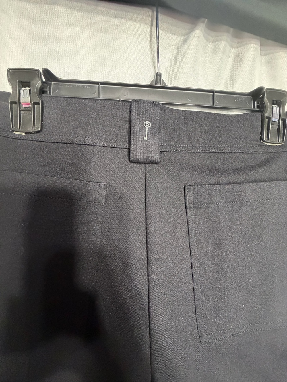 Belyn Key Black Pants with White Side Stripe size L new w tags - Picture 8 of 12